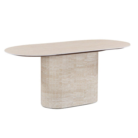 Pole to Pole | Dubrovnik Eettafel | Travertin Beige / 220x100 cm - Pole to Pole - Woonboutique