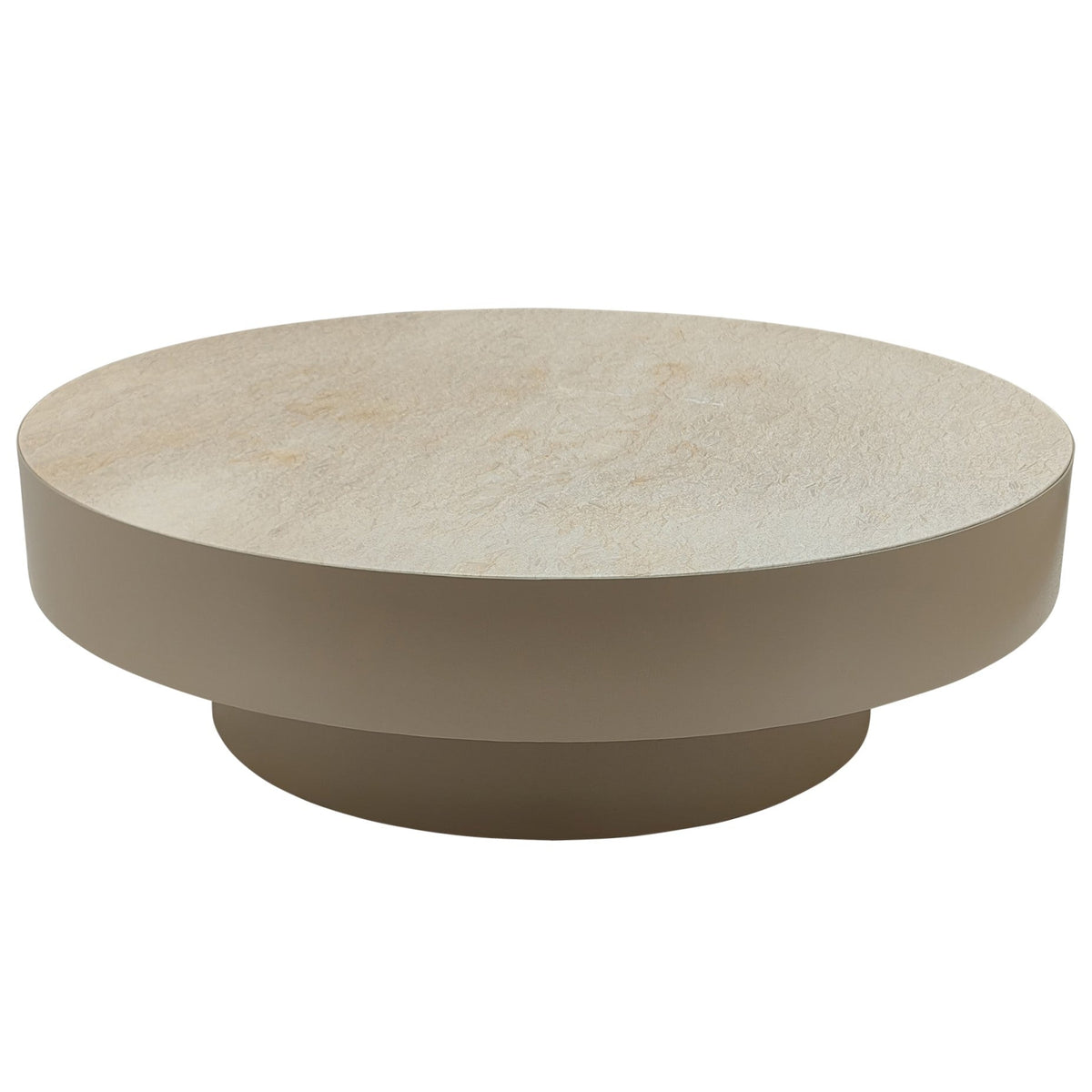 PTMD | Corfu Salontafel | Beige Marmer Rond - PTMD - Woonboutique