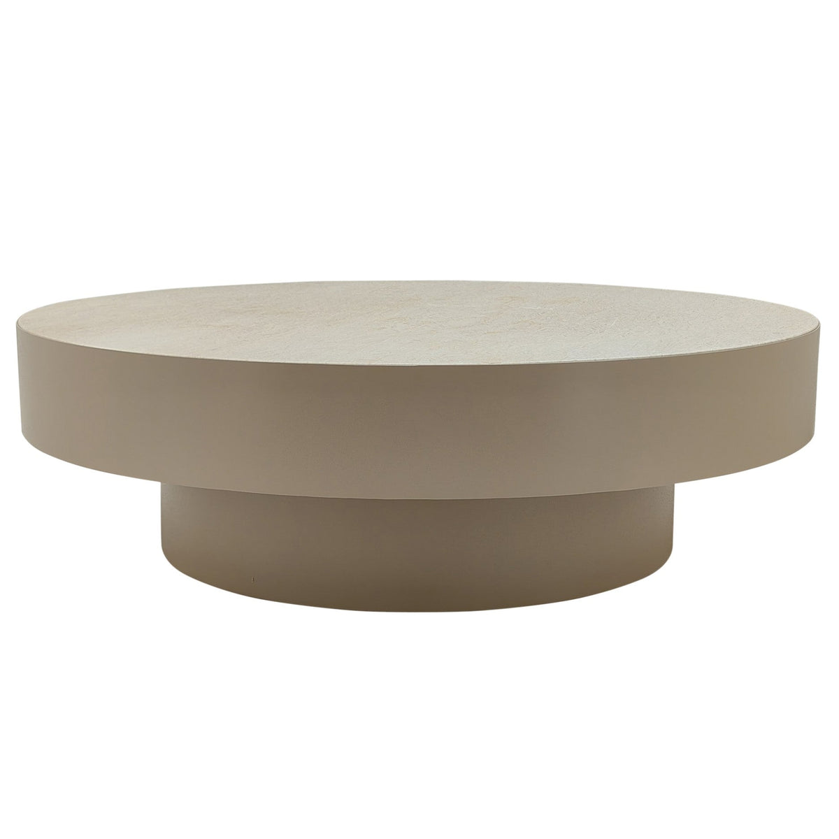 PTMD | Corfu Salontafel | Beige Marmer Rond - PTMD - Woonboutique