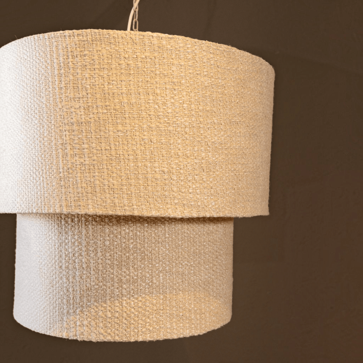 PTMD | Devi Hanglamp Taupe Linnen - PTMD - Woonboutique