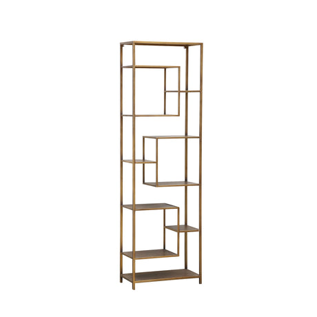 PTMD Duana Kast Hoog | Goud IJzer - PTMD - Woonboutique