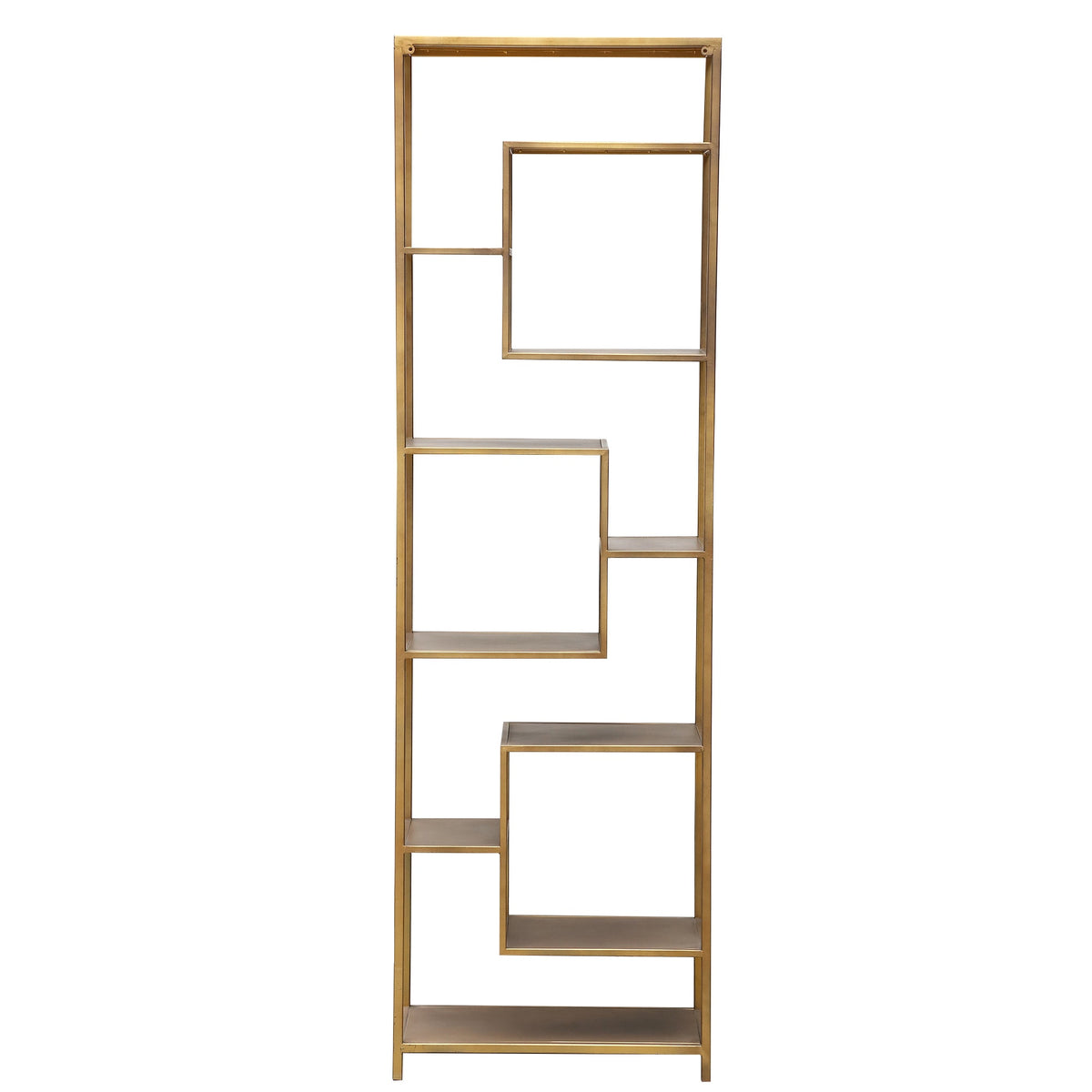 PTMD Duana Kast Hoog | Goud IJzer - PTMD - Woonboutique