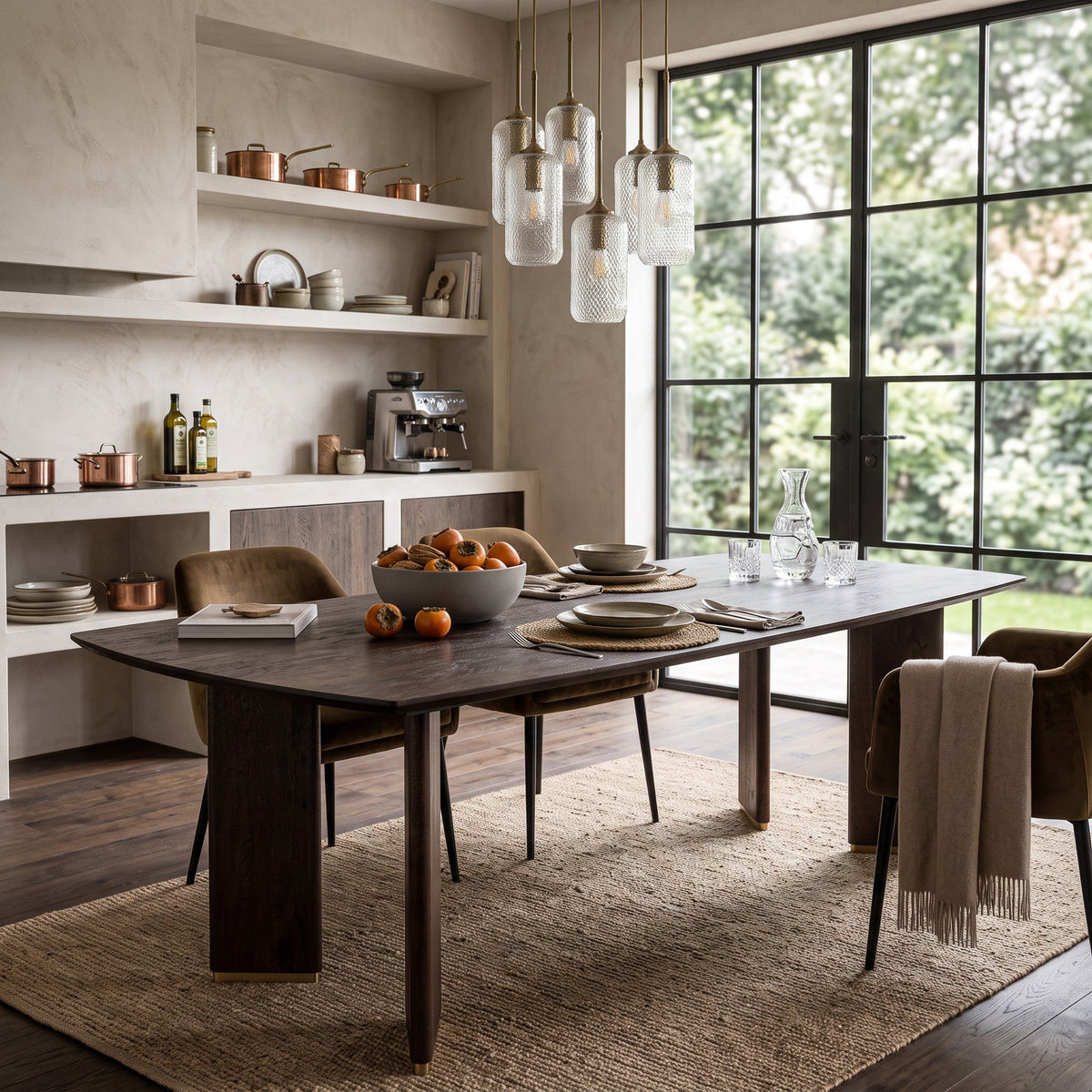 PTMD | Liber Eettafel | Brown Mango / 200x100 cm - PTMD - Woonboutique
