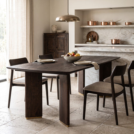 PTMD | Liber Eettafel | Brown Mango / 200x100 cm - PTMD - Woonboutique