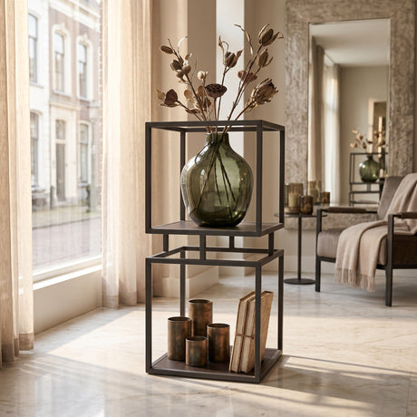 PTMD Nanci Zuil S | Zwart IJzer - PTMD - Woonboutique