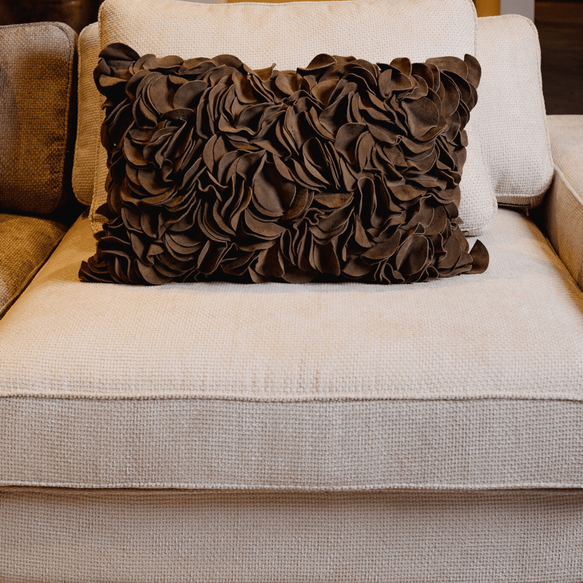 PTMD | Nevo Sierkussens Bruin M / Set van 2 - PTMD - Woonboutique
