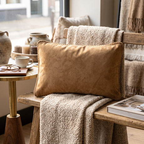 PTMD | Suky Sierkussens Camel M / Set van 2 - PTMD - Woonboutique