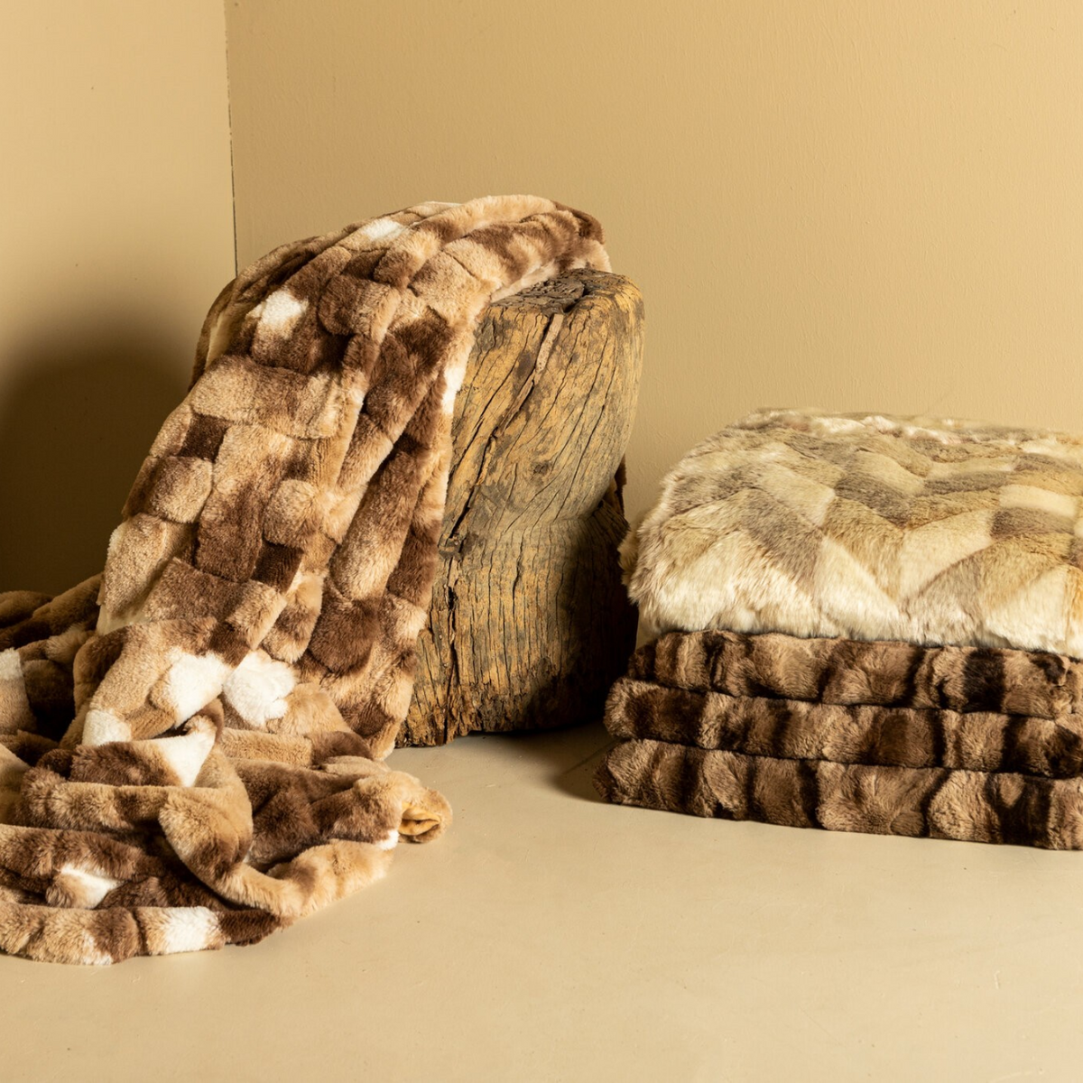 PTMD | Geraldine Plaid Bruin L