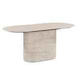 Pole to Pole | Dubrovnik Eettafel | Travertin Beige / 220x100 cm - Pole to Pole - Woonboutique