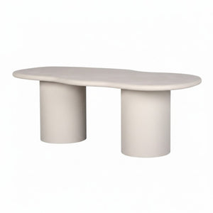 Pole to Pole | Scandi Eettafel | Microcement Naturel / 220x110 cm - Pole to Pole - Woonboutique