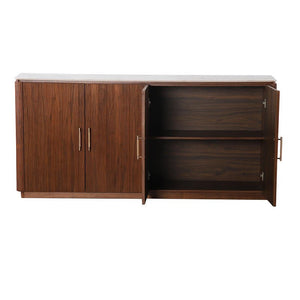 Pole to Pole Urban Chique Dressoir | Keramisch Marmer & Walnoot - POLE TO POLE - Woonboutique