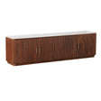 Pole to Pole Urban Chique TV-Meubel | Keramisch Marmer & Walnoot - POLE TO POLE - Woonboutique