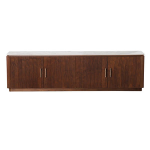 Pole to Pole Urban Chique TV-Meubel | Keramisch Marmer & Walnoot - POLE TO POLE - Woonboutique