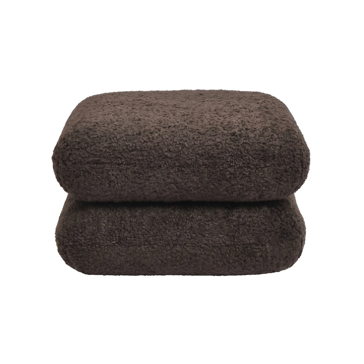 PTMD | Aro Poef | Bruin Draaibaar Teddy - PTMD - Woonboutique