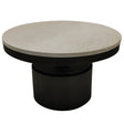 PTMD | Bregt Salontafel | Beige Marmer Rond Laag - PTMD - Woonboutique