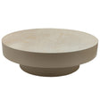 PTMD | Corfu Salontafel | Beige Marmer Rond - PTMD - Woonboutique