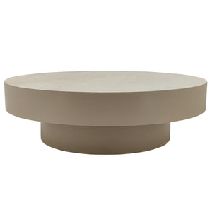 PTMD | Corfu Salontafel | Beige Marmer Rond - PTMD - Woonboutique