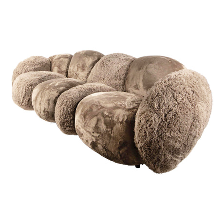 PTMD | Curvae 3-zits | Taupe - PTMD - Woonboutique