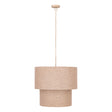 PTMD | Devi Hanglamp Taupe Linnen - PTMD - Woonboutique
