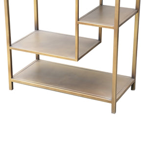 PTMD Duana Kast Hoog | Goud IJzer - PTMD - Woonboutique