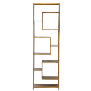 PTMD Duana Kast Hoog | Goud IJzer - PTMD - Woonboutique