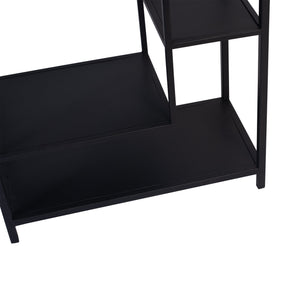 PTMD Duana Kast Hoog | Zwart IJzer - PTMD - Woonboutique