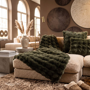 PTMD | Dunae Plaid Mosgroen L - PTMD - Woonboutique