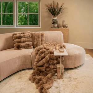 PTMD | Ebe Bijzettafel | Beige Marmeren Voet - PTMD - Woonboutique