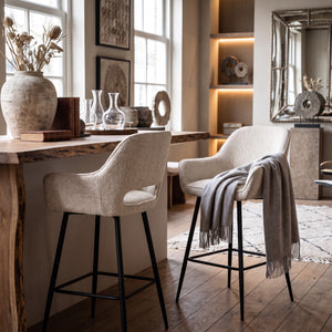 PTMD | Fallon Barkruk | Beige / Set van 2 - PTMD - Woonboutique