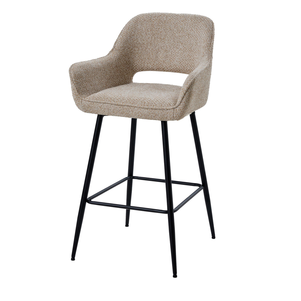 PTMD | Fallon Barkruk | Taupe / Set van 2 - PTMD - Woonboutique