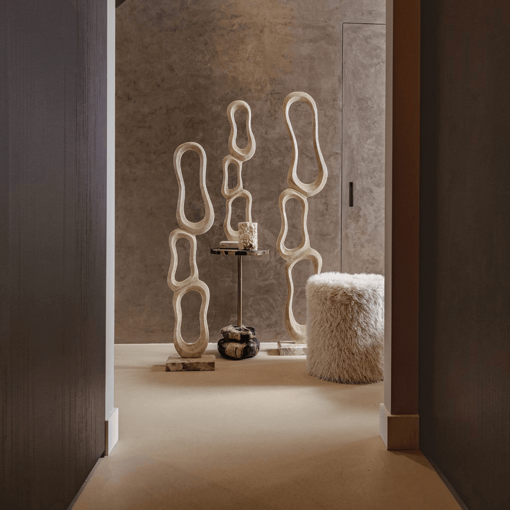 PTMD | Zachte Hair Poef Beige