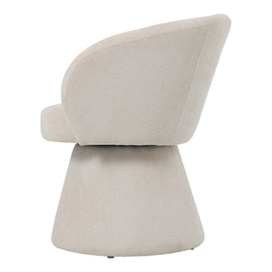 PTMD | Hermes Draaistoel | Cream - Pole to Pole - Woonboutique