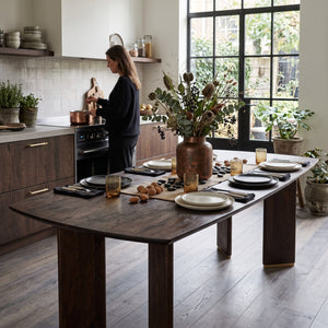 PTMD | Liber Eettafel | Brown Mango / 240x100 cm - PTMD - Woonboutique