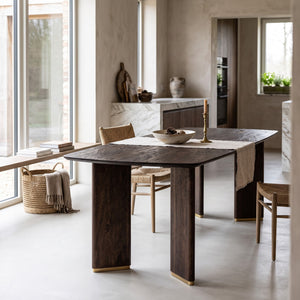 PTMD | Liber Eettafel | Brown Mango / 280x110 cm - PTMD - Woonboutique