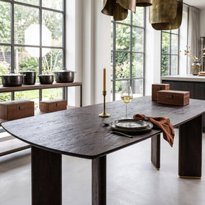 PTMD | Liber Eettafel | Brown Mango / 280x110 cm - PTMD - Woonboutique