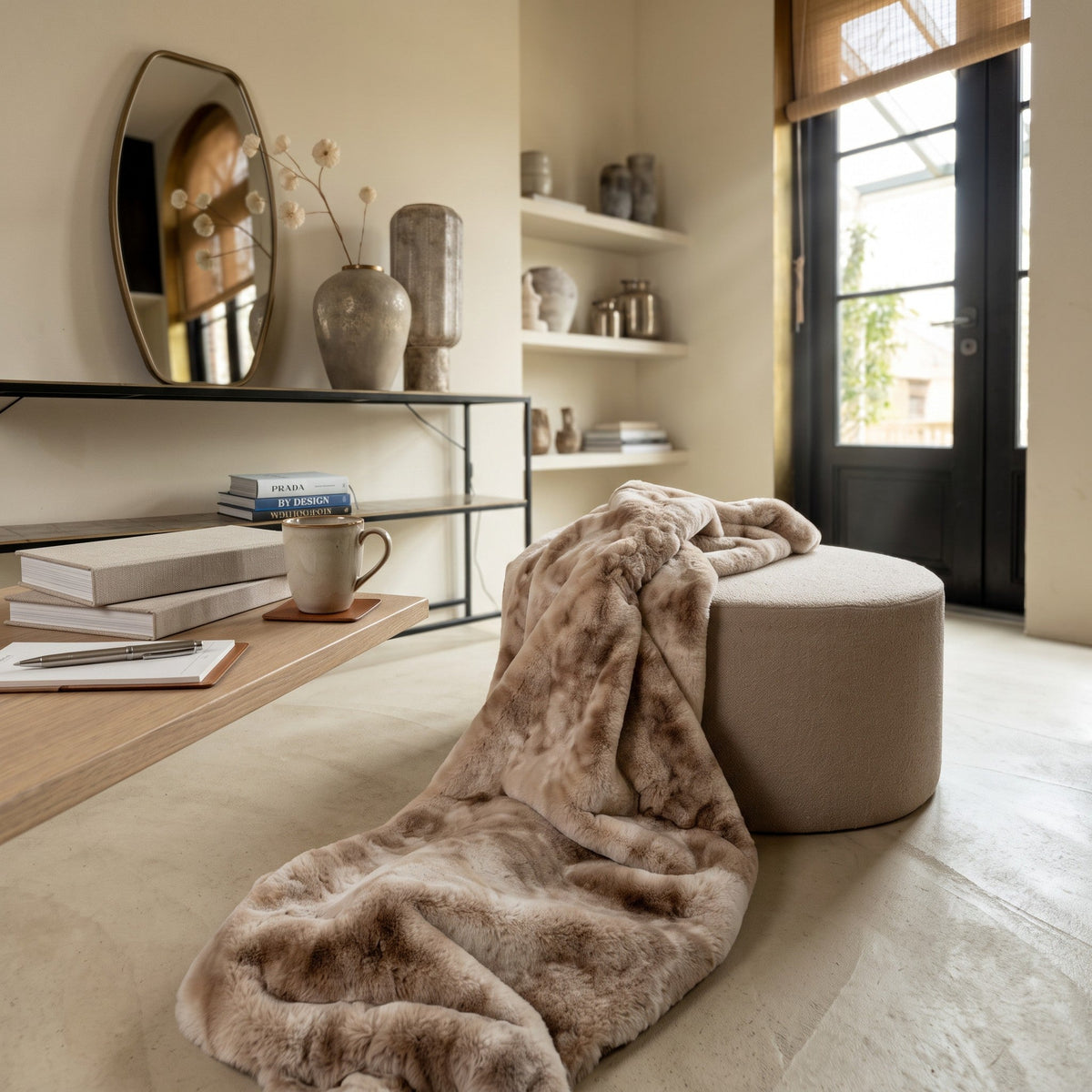 PTMD | Linde Sprei Beige S - PTMD - Woonboutique