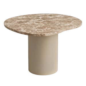PTMD | Lunaro Salontafel | Donkerbeige Marmer Organisch S Hoog - PTMD - Woonboutique
