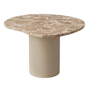 PTMD | Lunaro Salontafel | Donkerbeige Marmer Organisch S Hoog - PTMD - Woonboutique