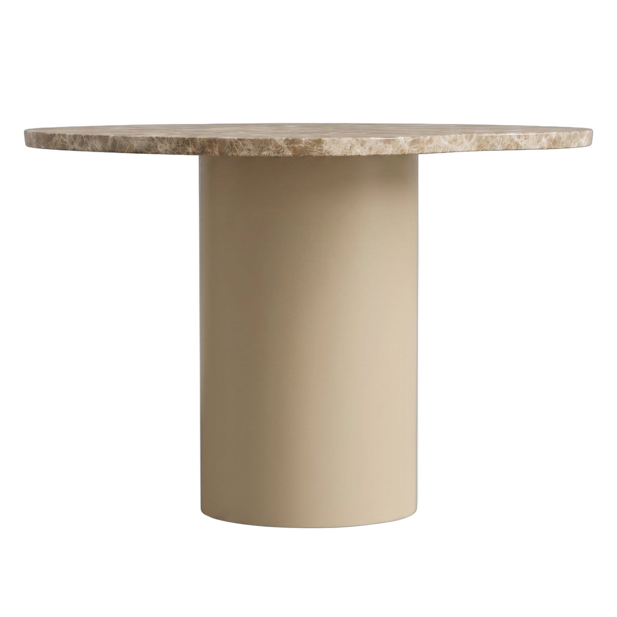 PTMD | Lunaro Salontafel | Donkerbeige Marmer Organisch S Hoog - PTMD - Woonboutique