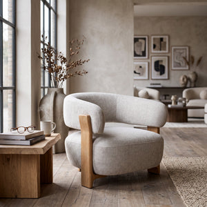 PTMD | Mire Fauteuil | Cream - PTMD - Woonboutique
