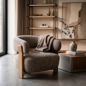 PTMD | Mire Fauteuil | Taupe - PTMD - Woonboutique