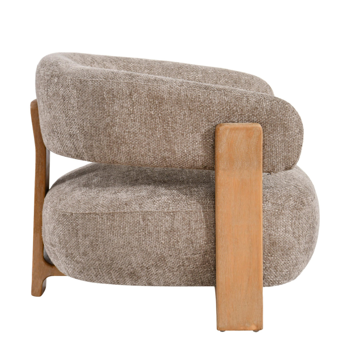 PTMD | Mire Fauteuil | Taupe - PTMD - Woonboutique