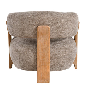 PTMD | Mire Fauteuil | Taupe - PTMD - Woonboutique