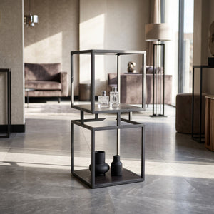 PTMD Nanci Zuil S | Zwart IJzer - PTMD - Woonboutique