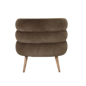 PTMD | Nelly Fauteuil | Dark Brown - PTMD - Woonboutique