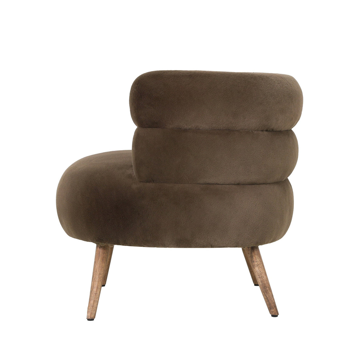 PTMD | Nelly Fauteuil | Dark Brown - PTMD - Woonboutique