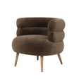PTMD | Nelly Fauteuil | Dark Brown - PTMD - Woonboutique