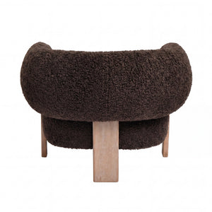 PTMD | Nomy Fauteuil | Brown - PTMD - Woonboutique