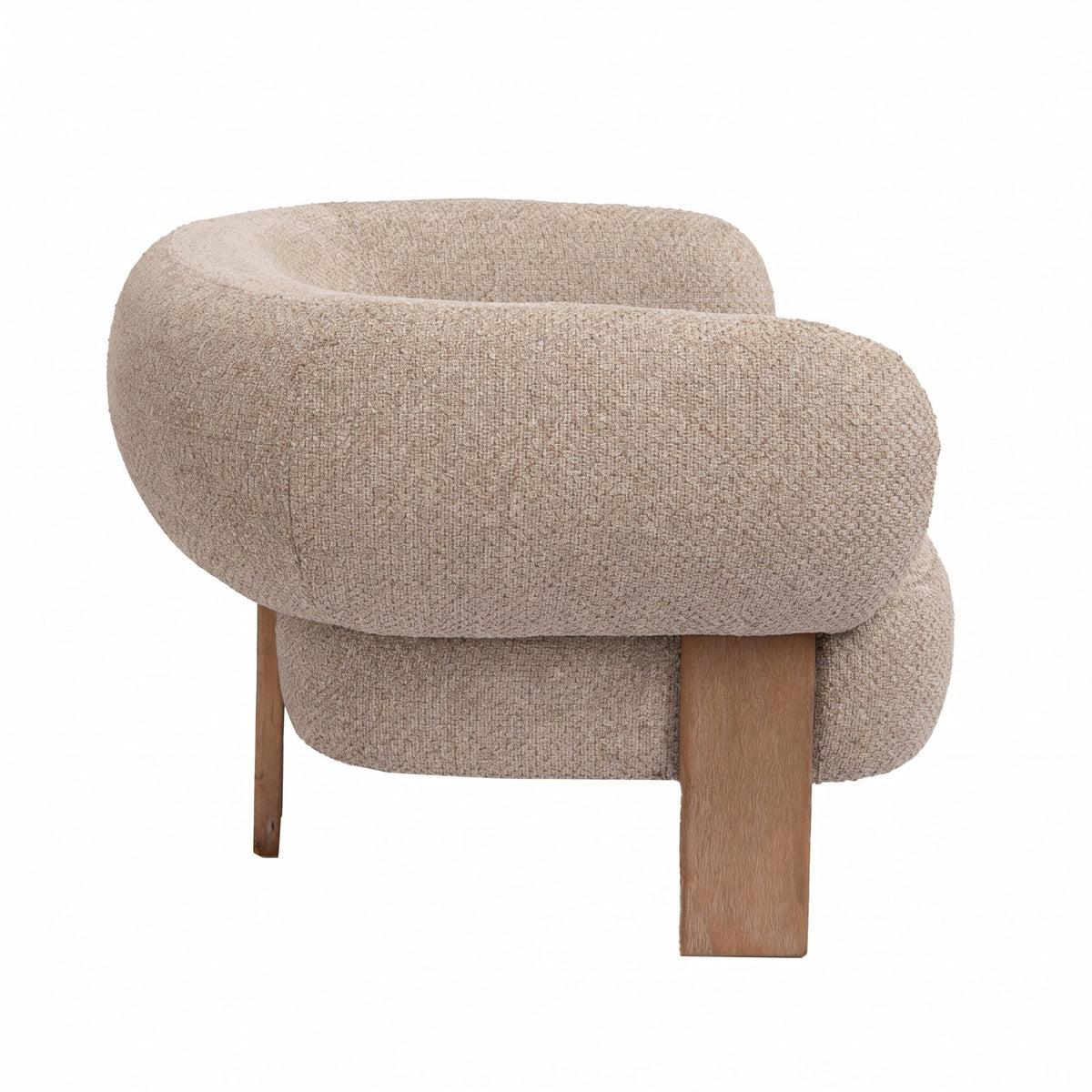 PTMD | Nomy Fauteuil | Taupe - PTMD - Woonboutique