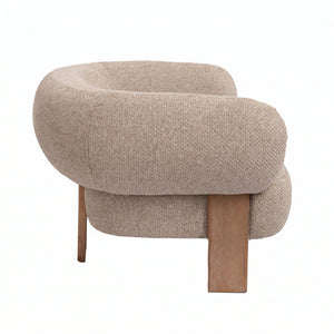 PTMD | Nomy Fauteuil | Taupe - PTMD - Woonboutique